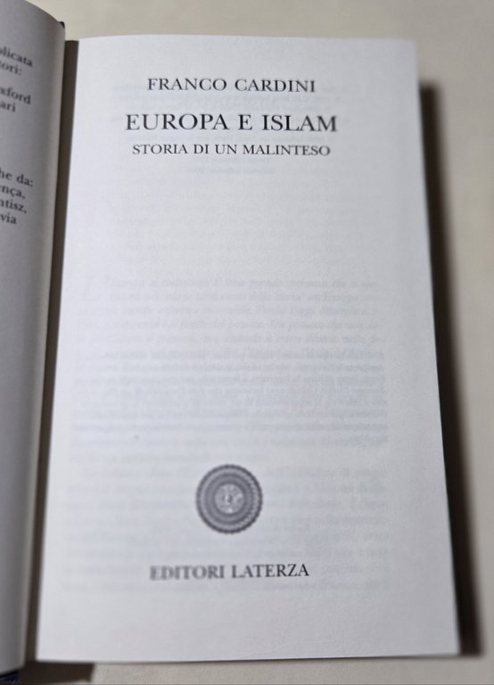 Europa e Islam. Storia di un malinteso | Immagine Gallery 2