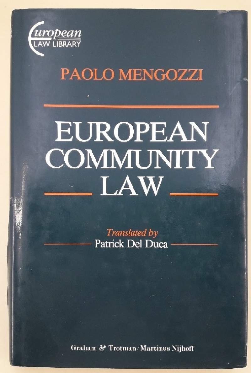 EUROPEAN COMMUNITY LAW(1992)