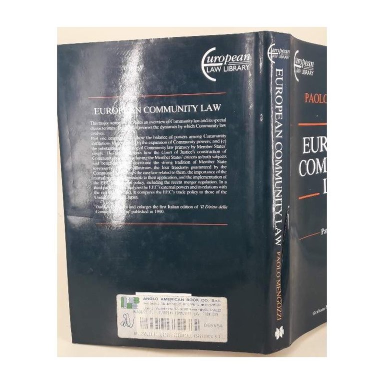 EUROPEAN COMMUNITY LAW(1992)