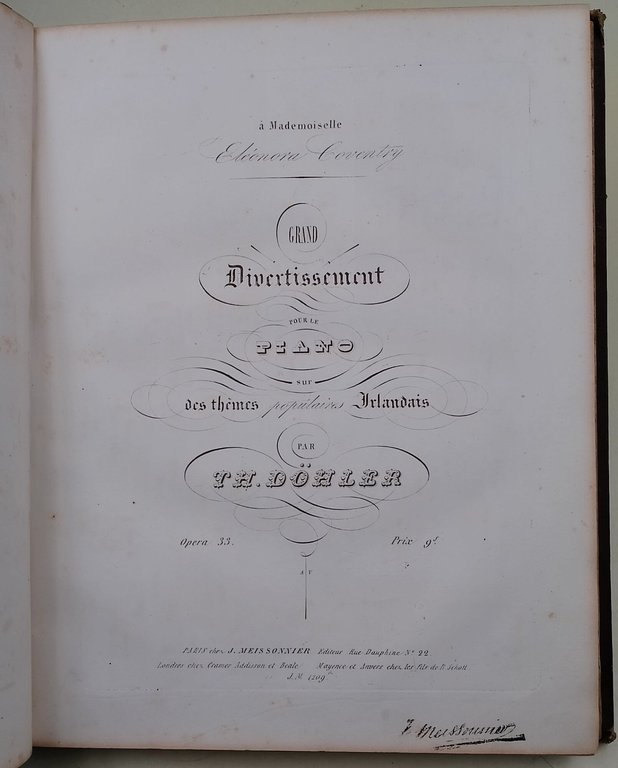 Fantasie et variations de bravoure - Variations pour Piano