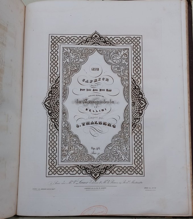 Fantasie et variations de bravoure - Variations pour Piano