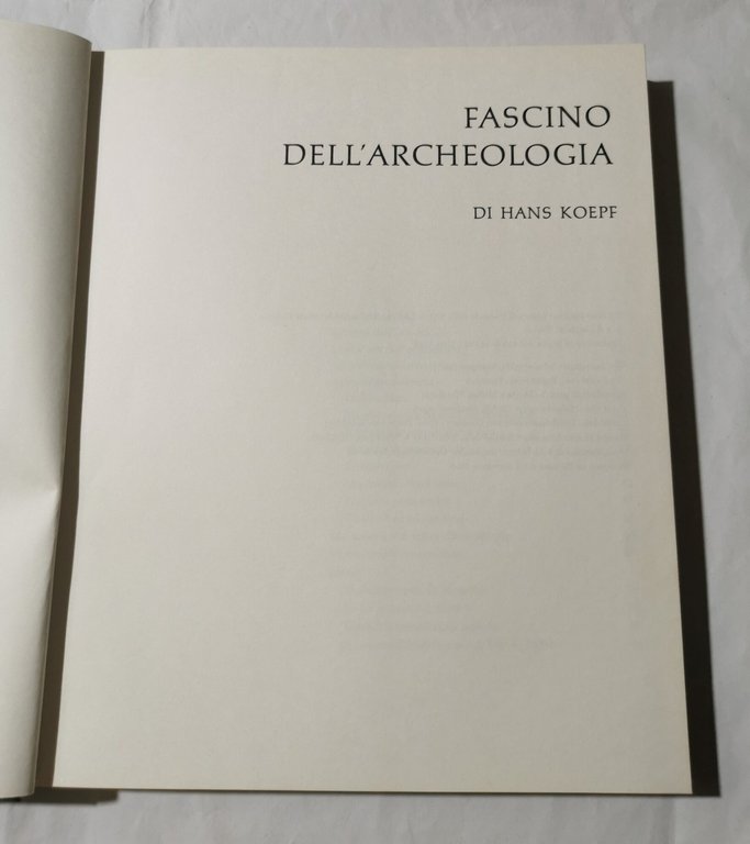 Fascino dell'Archeologia
