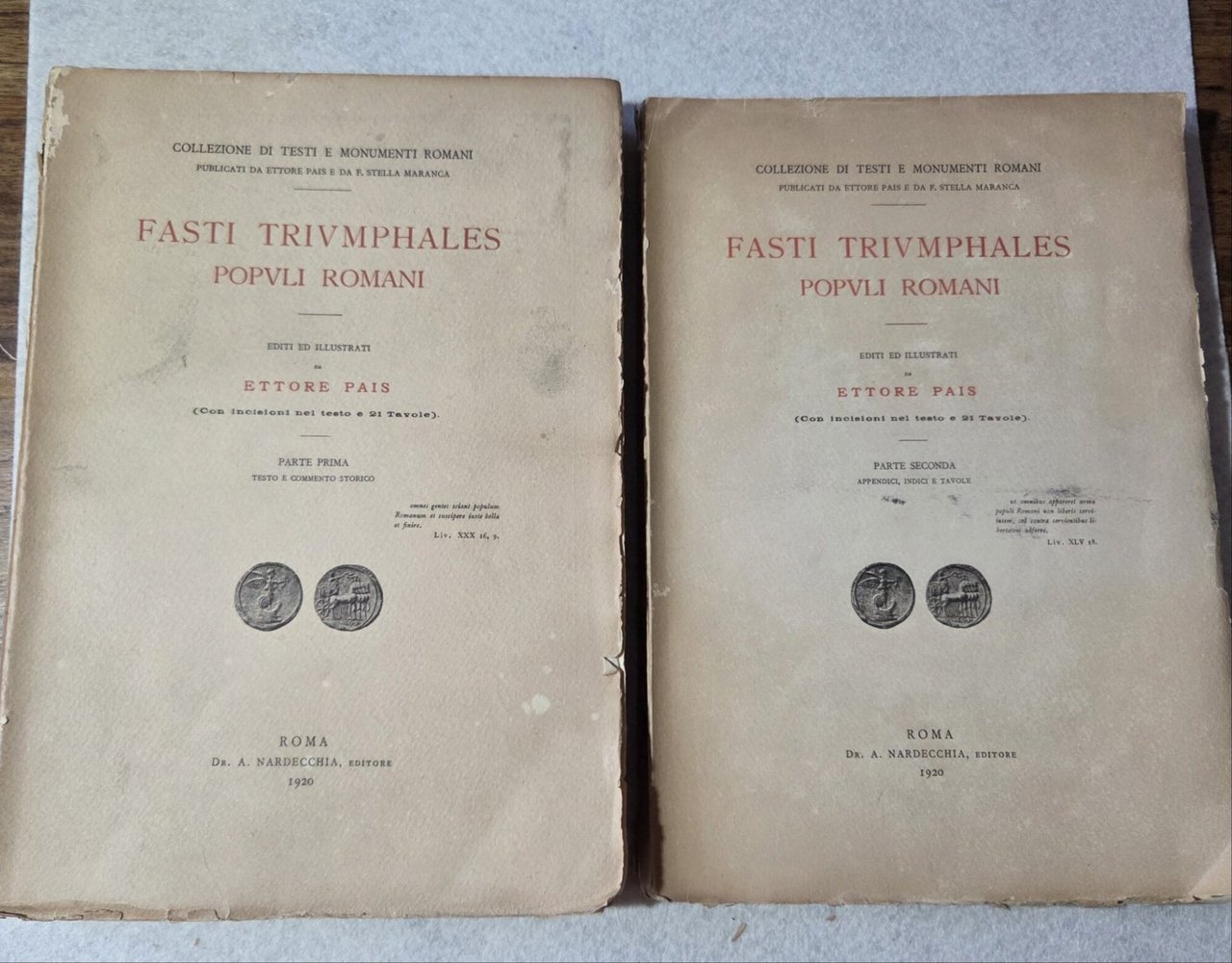 Fasti Trivmphales popvli romani - 2 Voll. | Immagine principale