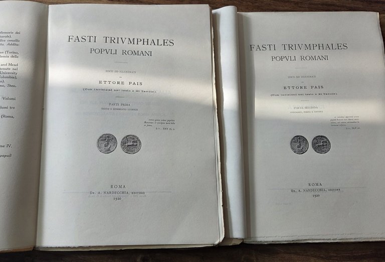 Fasti Trivmphales popvli romani - 2 Voll. | Immagine Gallery 2