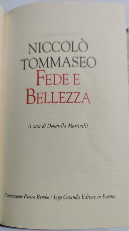 Fede e bellezza