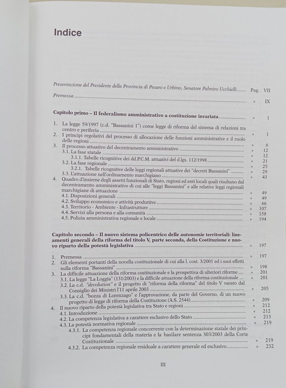 Federalismo amministrativo e riforma costituzionale delle autonomie
