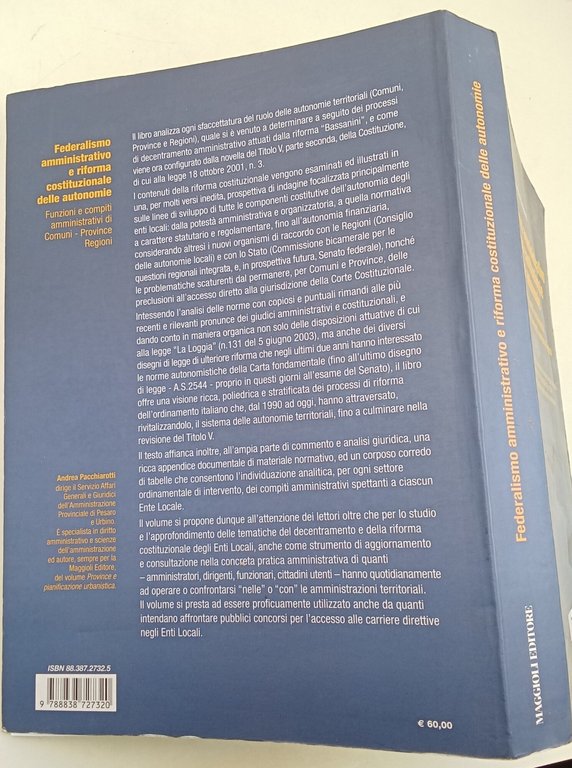 Federalismo amministrativo e riforma costituzionale delle autonomie