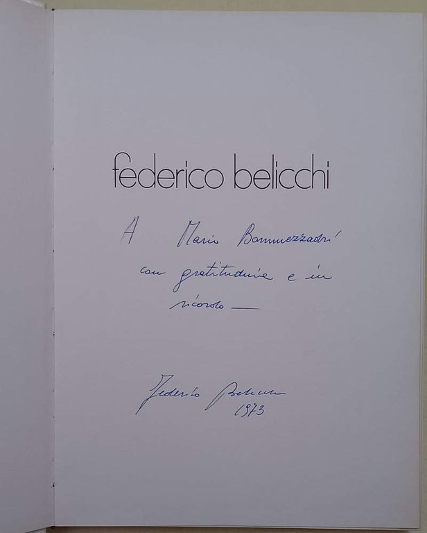 FEDERICO BELICCHI(ANNI '70)