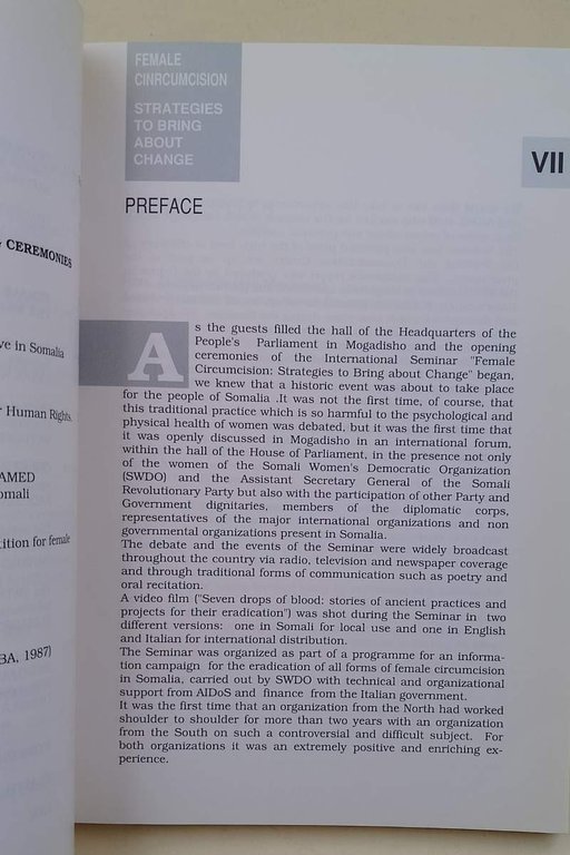 FEMALE CIRCUMCISION-STRATEGIES TO BRING ABOUT CHANGE(1988)
