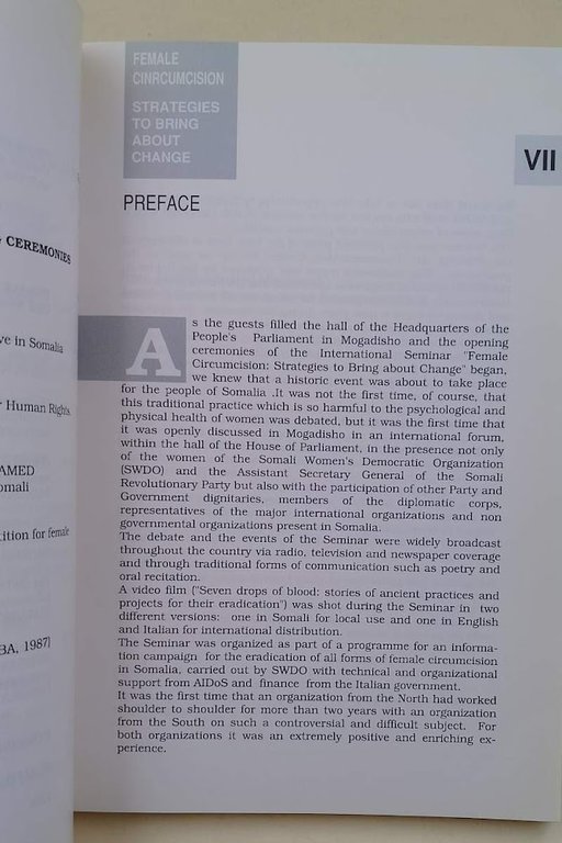 FEMALE CIRCUMCISION-STRATEGIES TO BRING ABOUT CHANGE(1988)