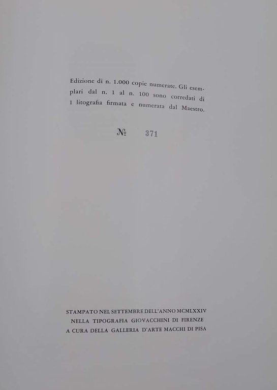 FERRUCCIO FERRAZZI SCULTORE( 1974)