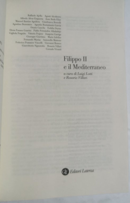 Filippo II e il Mediterraneo