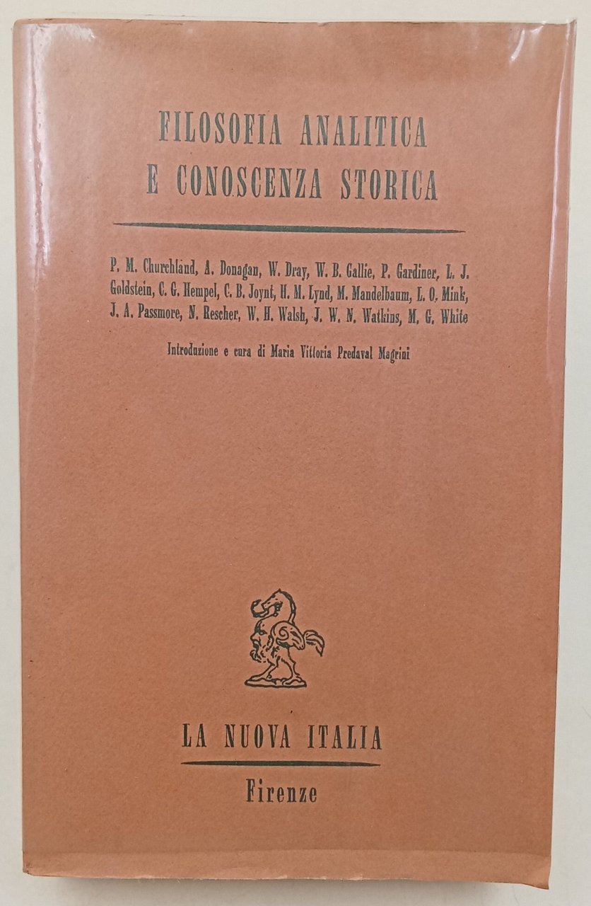 Filosofia analitica e conoscenza storica