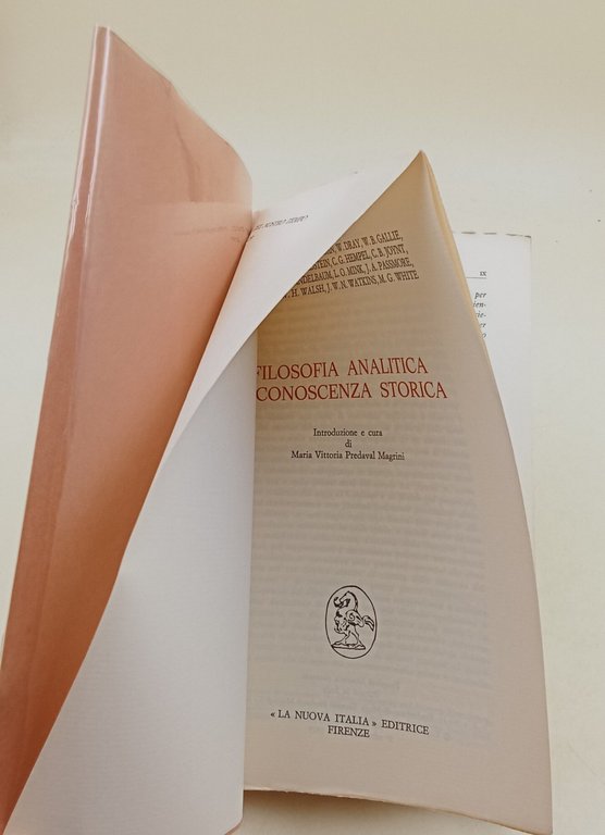 Filosofia analitica e conoscenza storica
