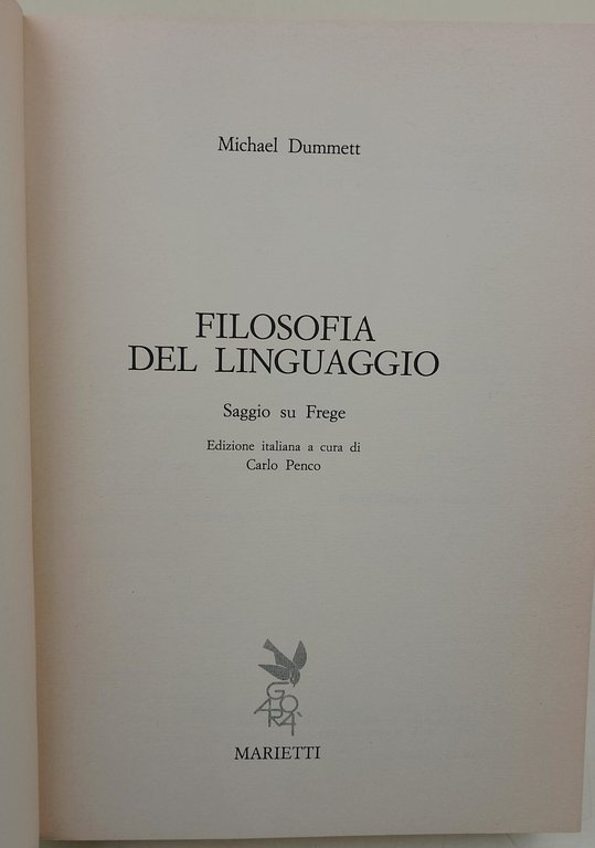 Filosofia del linguaggio-Saggio su Frege