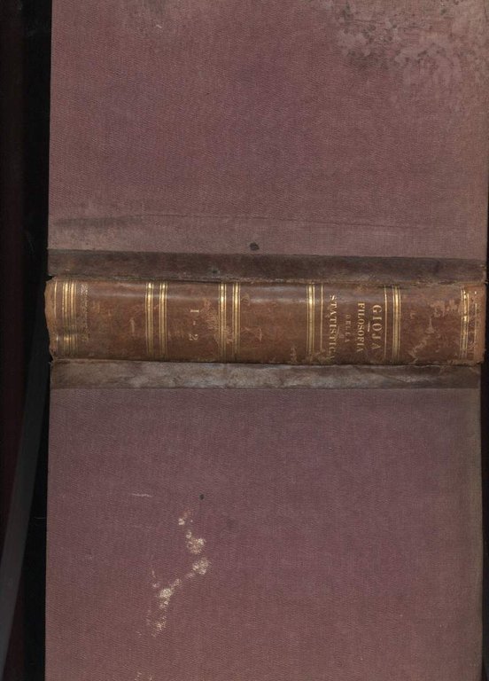 FILOSOFIA DELLA STATISTICA esposta da Melchiorre Gioja(1826) 2 tomi in …