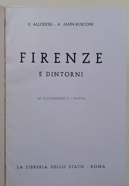 FIRENZE E DINTORNI(1950)
