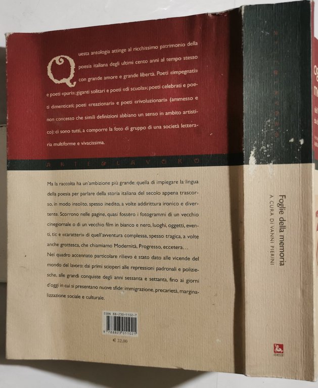 Foglie della memoria - L'Italia del Novecento nella Poesia del …