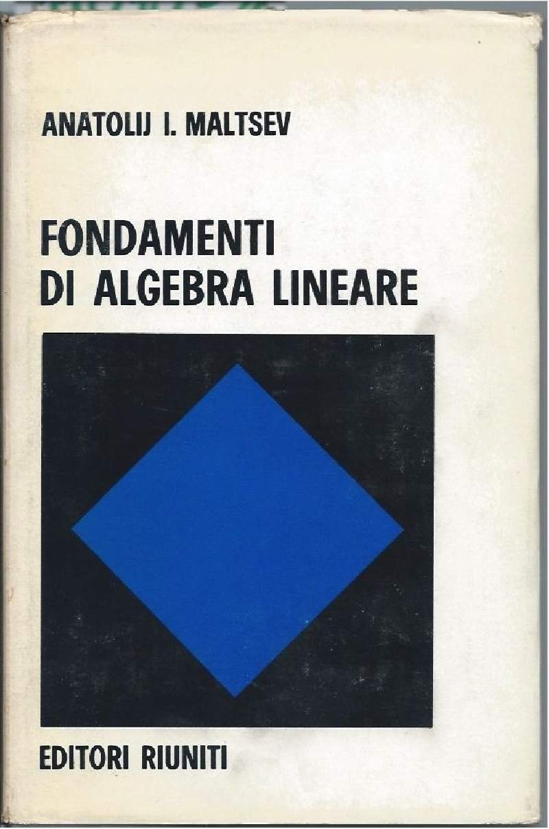 FONDAMENTI DI ALGEBRA LINEARE