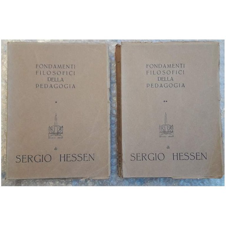 FONDAMENTI FILOSOFICI DELLA PEDAGOGIA-2 VOLL(1956)