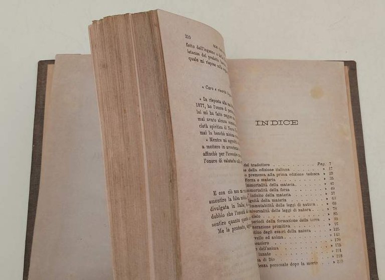 FORZA E MATERIA-STUDI POPOLARI DI FILOSOFIA E STORIA NATURALE( 1883)