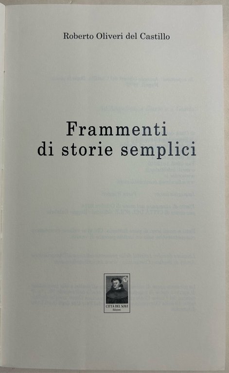 Frammenti di storie semplici