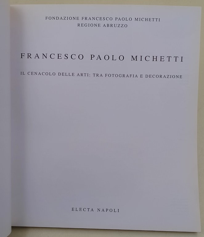 Francesco Paolo Michetti- Il cenacolo delle arti: tra fotografia e …