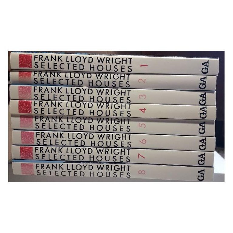 FRANK LLOYD WRIGHT SELECTED HOUSES - 8 VOLL.(1991)