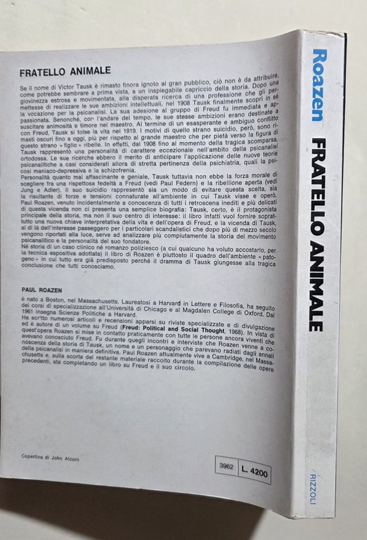 Fratello animale - Freud e Tausk