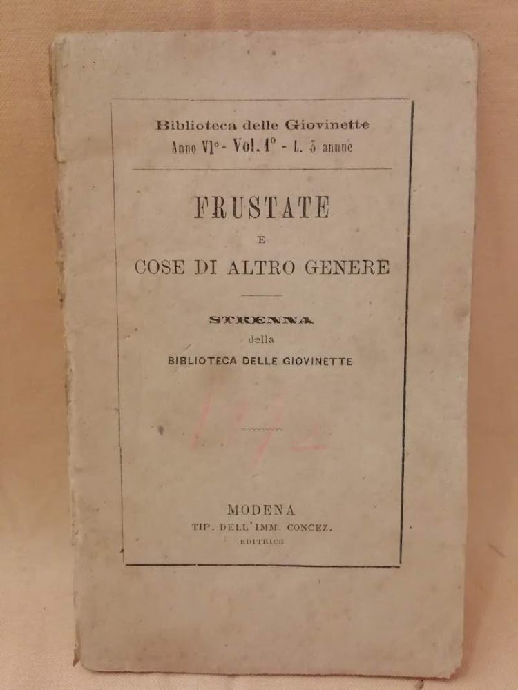 FRUSTATE E COSE DI ALTRO GENERE(1871) | Immagine principale