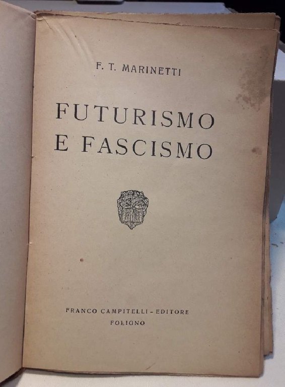 FUTURISMO E FASCISMO(1924)