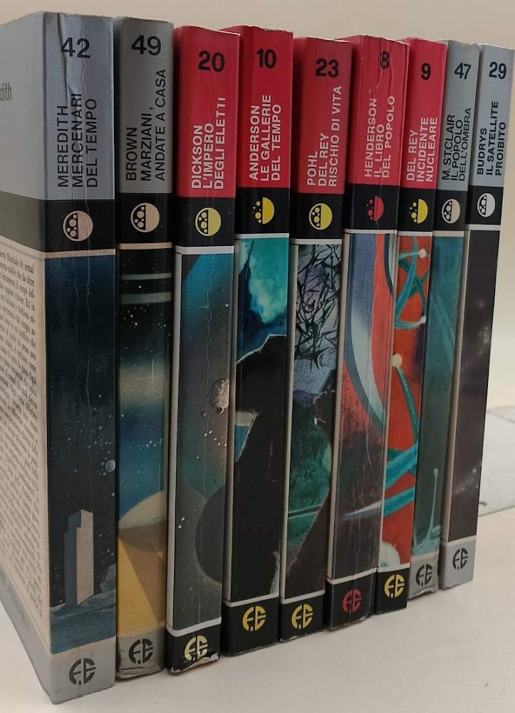 FUTURO-BIBLIOTECA DI FANTASCIENZA-9 VOLL. (1974/1980)