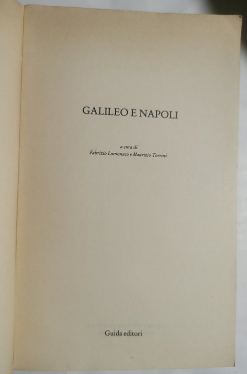 Galileo e Napoli
