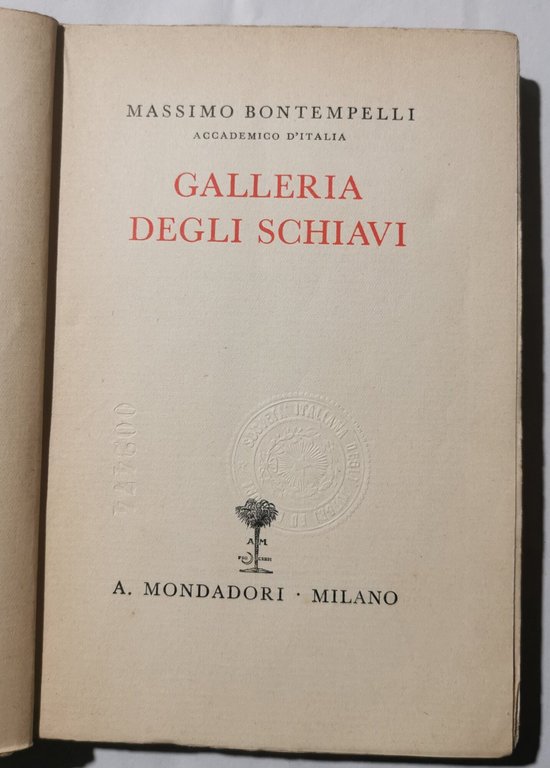 Galleria degli schiavi | Immagine Gallery 2