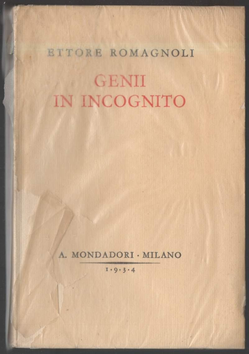 GENII IN INCOGNITO (1934)