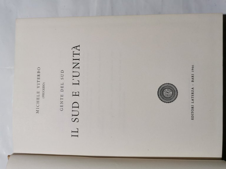 Gente del sud- Il Sud e l'Unità