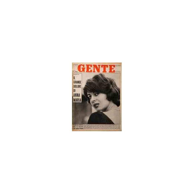 GENTE SETTIMANALE DI POLITICA ATTUALITA E CULTURA ANNO IV N. …