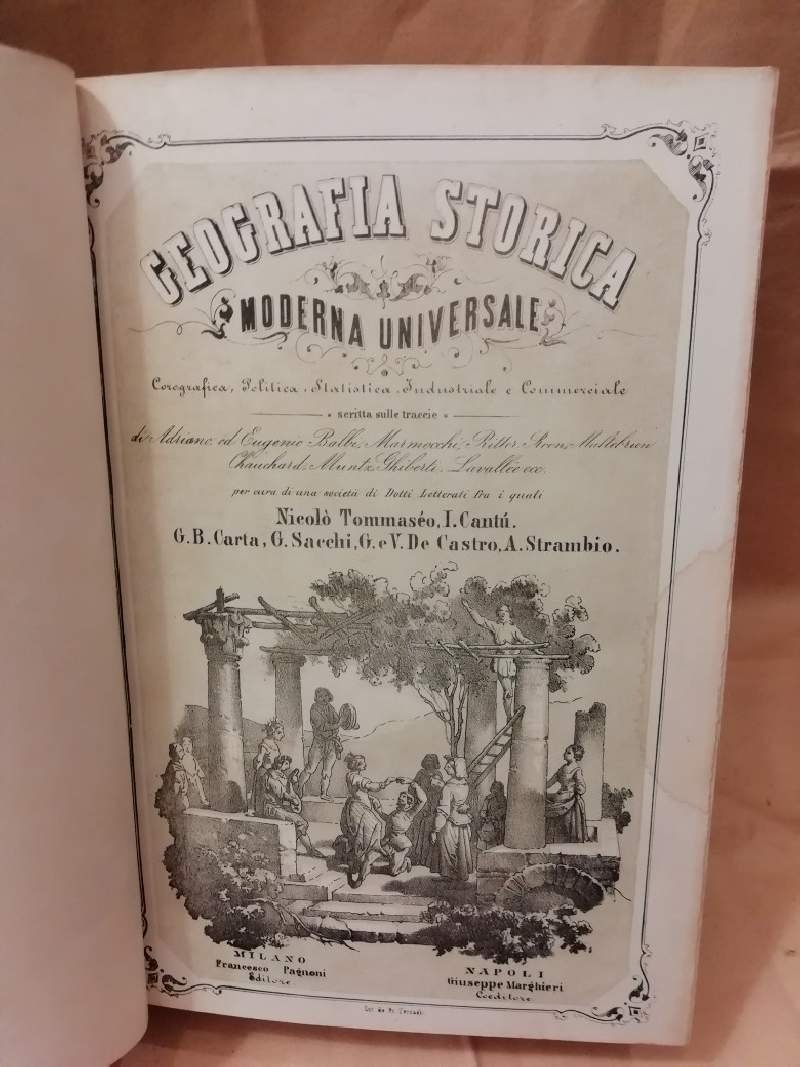 GEOGRAFIA STORICA moderna universale 2 voll. (1857) | Immagine principale