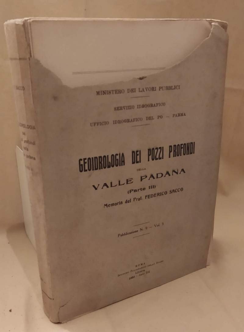 GEOIDROLOGIA DEI POZZI PROFONDI DELLA VALLE PADANA parte III Pubblicazione … | Immagine principale