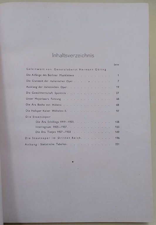 GESCHICHTE DER STAATSOPER BERLIN( 1937)