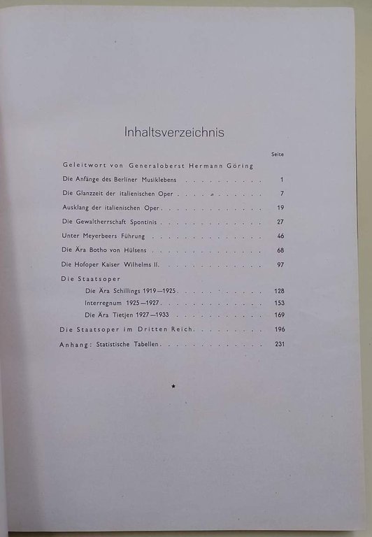 GESCHICHTE DER STAATSOPER BERLIN( 1937)