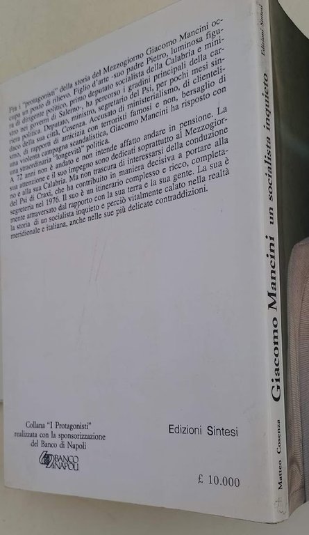 GIACOMO MANCINI UN SOCIALISTA INQUIETO(1988)