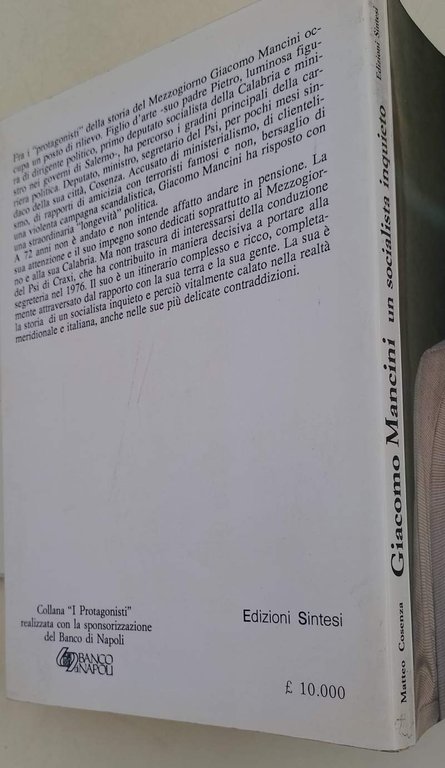 GIACOMO MANCINI UN SOCIALISTA INQUIETO(1988)