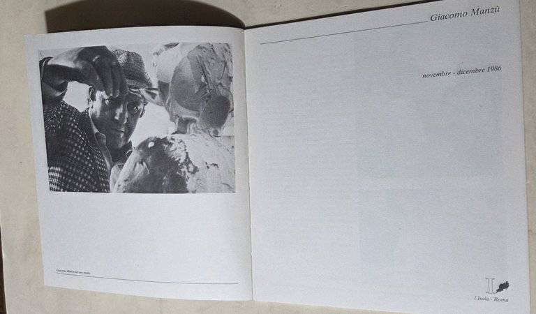 Giacomo Manzu'- Mostra novembre/dicembre 1986 | Immagine Gallery 2
