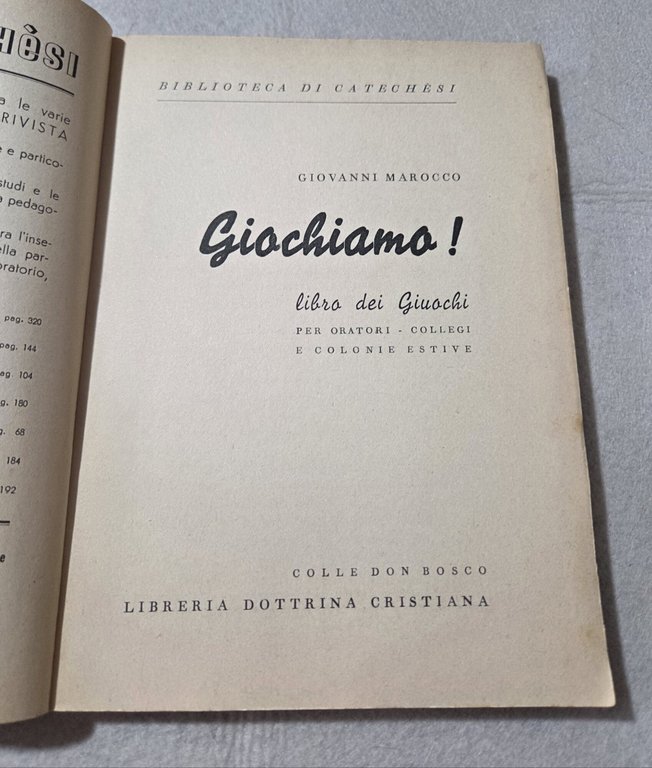 Giochiamo! - Libro dei giuochi per Oratori, Collegi e Colonie … | Immagine Gallery 2