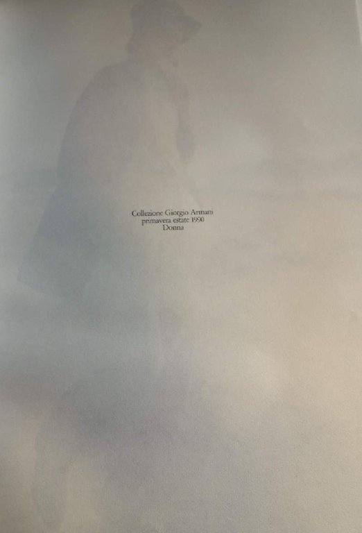 GIORGIO ARMANI-COLLEZIONE PRIMAVERA ESTATE 1990 DONNA/UOMO( 1990)