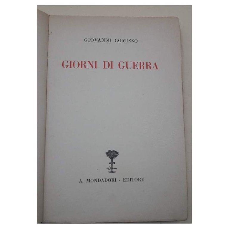 GIORNI DI GUERRA(1930)