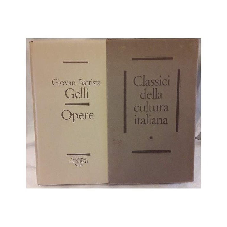 GIOVAN BATTISTA GELLI-OPERE(1970)