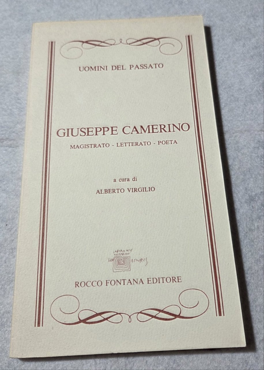 Giuseppe Camerino - Magistrato, letterato-poeta | Immagine principale