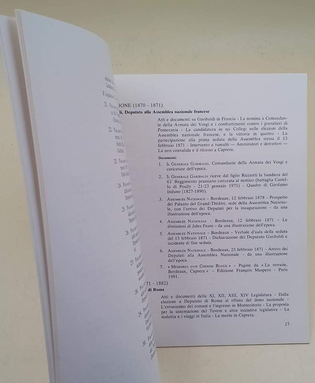GIUSEPPE GARIBALDI DEPUTATO( 1983)